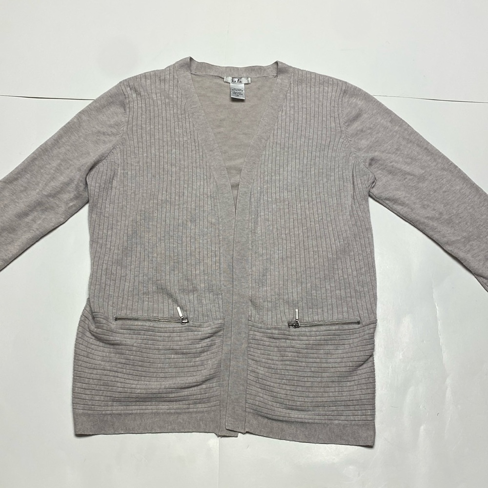 Isela light Beige Fine knit Cardigan  Size M
